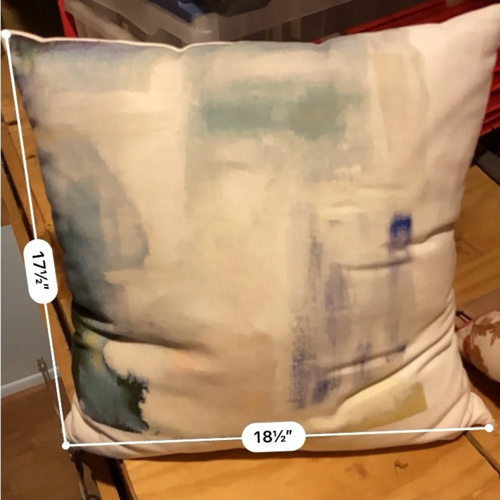 West Elm Abstract Multicolor Pillow